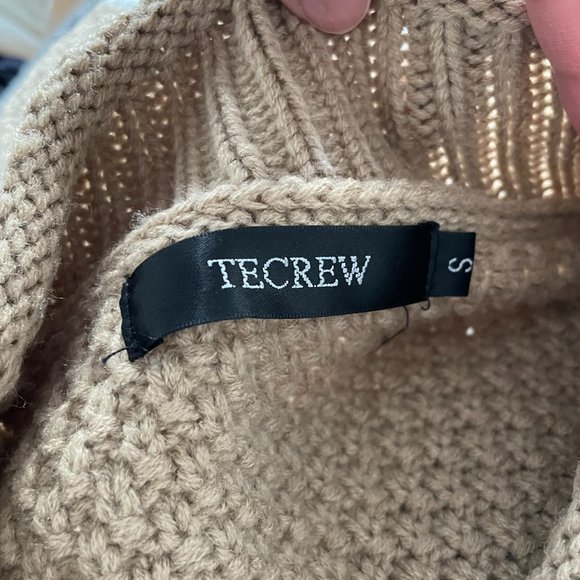 TECREW mock turtleneck knit colorblock sweater - Picture 4 of 4